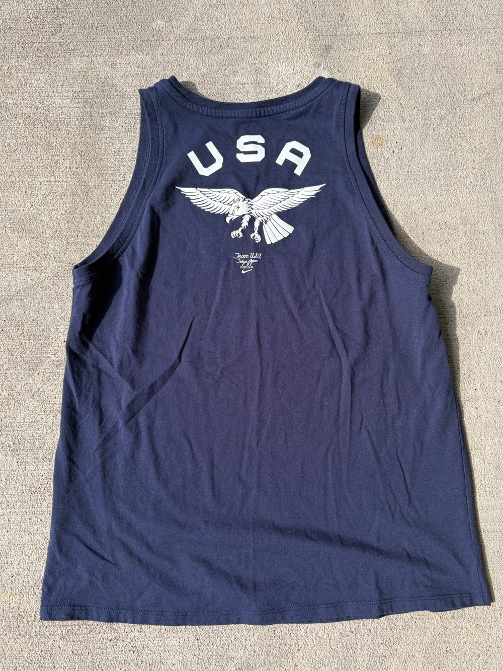 The Nike Tee Nike USA tank top Eagle America shirt navy white - Picture 3 of 6